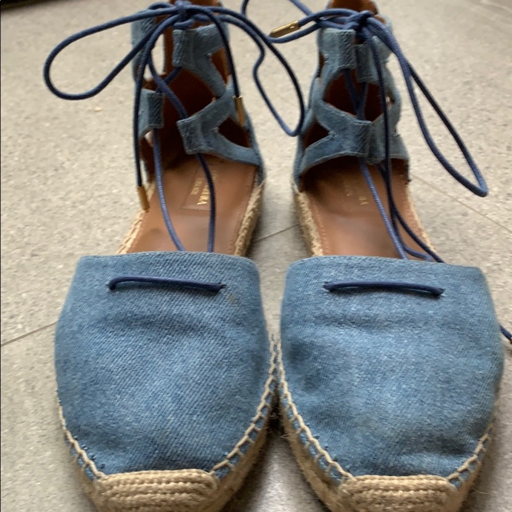 Stunning Aquazzara lace up espadrilles - Picture 2 of 3